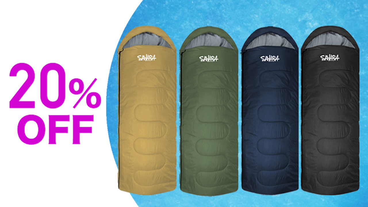 Option B) 1 Cool-touch Sleeping Bag - 20% off retail price,, large image number 0