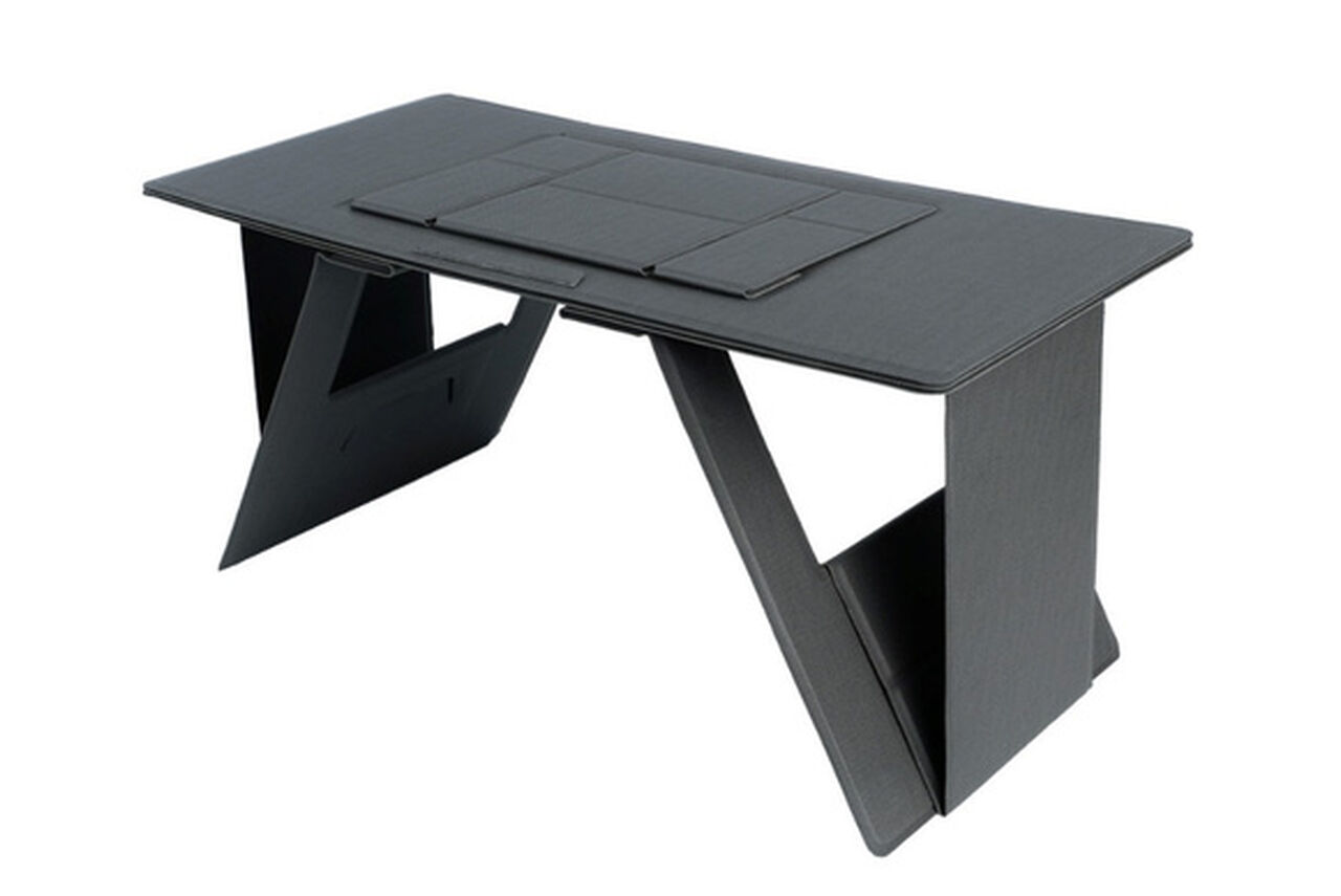 Desk-integrated PC Stand That Folds Up for Storage - “Da Vinci Gate”,, large image number 6