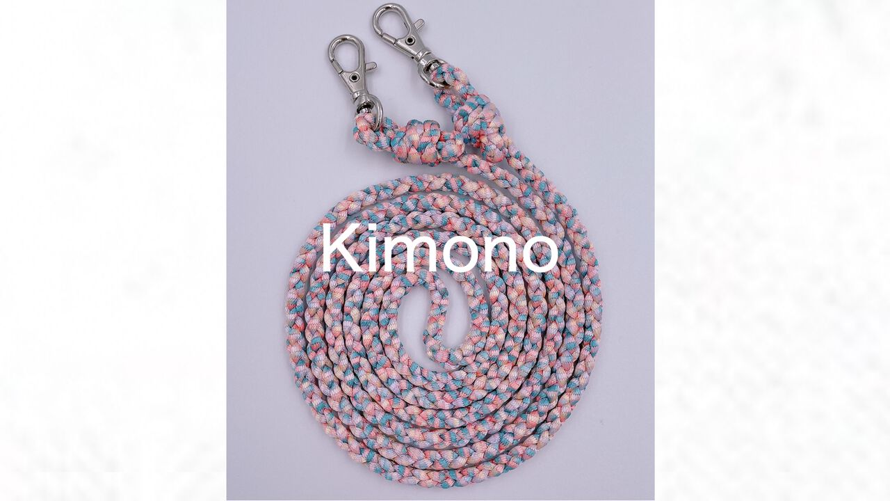 Japanese Kyo Kumihimo Braided Cord Smartphone Strap,, large image number 13
