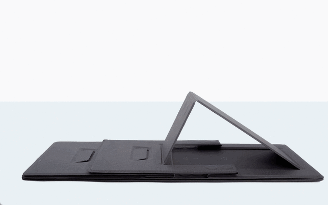 Desk-integrated PC Stand That Folds Up for Storage - “Da Vinci Gate”,, large image number 9