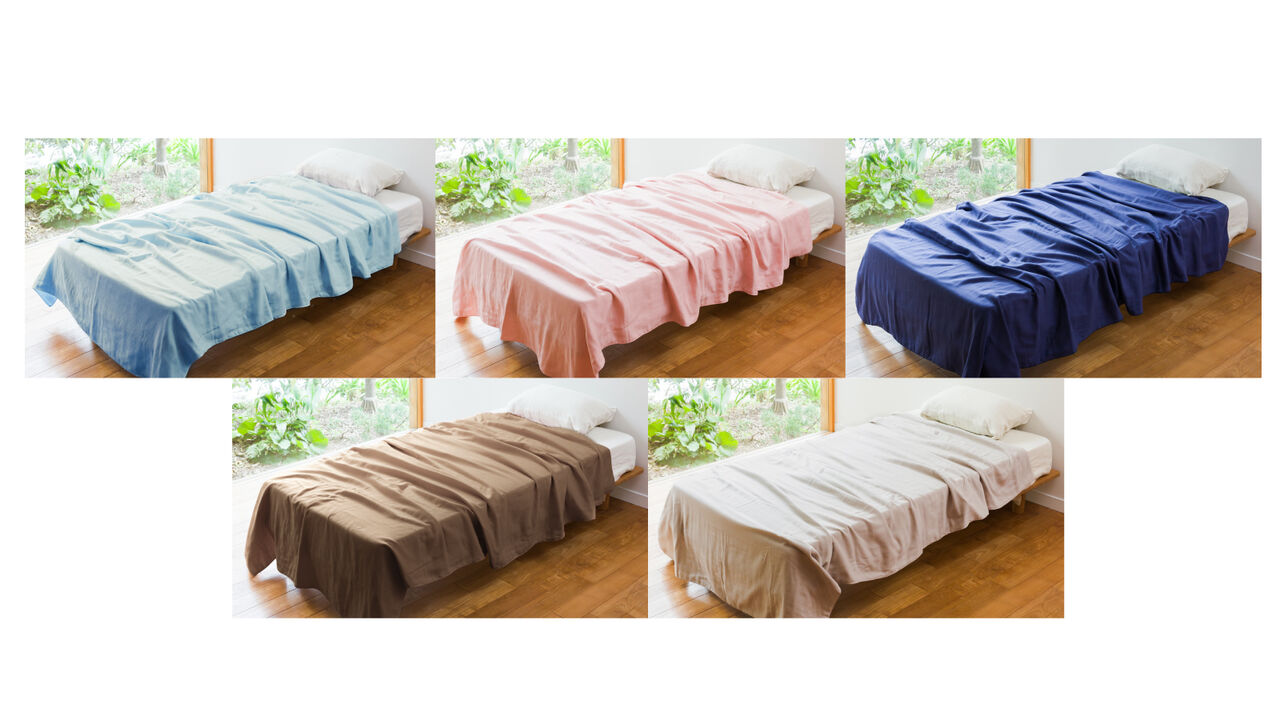 Extra Long Gauze Blanket Made with Japanese Craftsmanship,, large image number 10