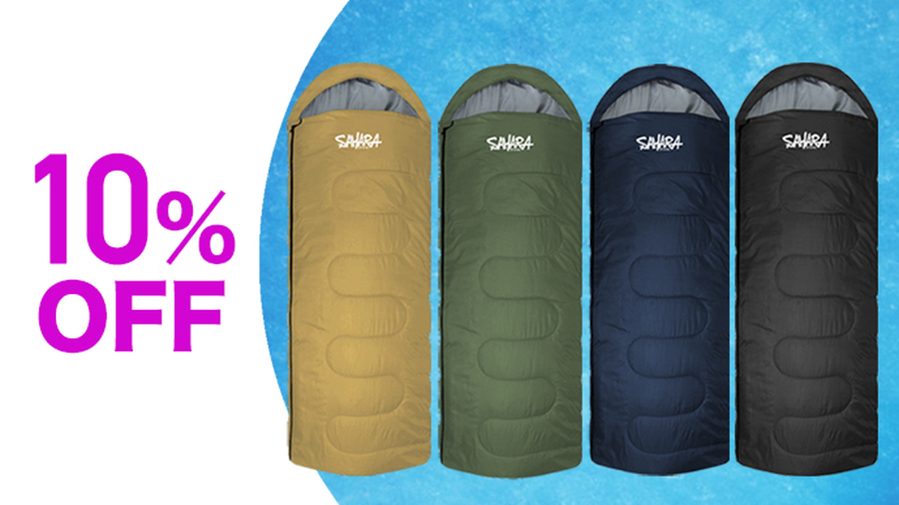 Option C) 1 Cool-touch Sleeping Bag - 10% off retail price,, large image number 0