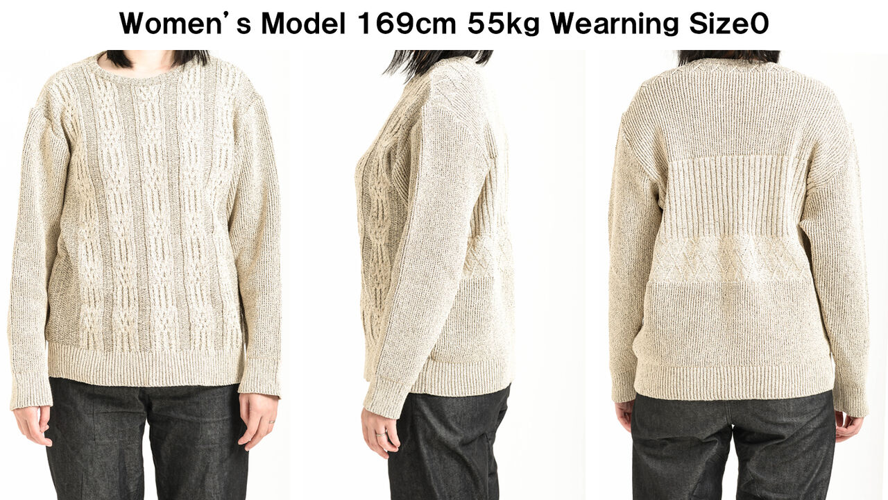 Lightweight, Breathable, Stretchable and Odor-reducing Fisherman's Sweater made from Japanese Paper,, large image number 12