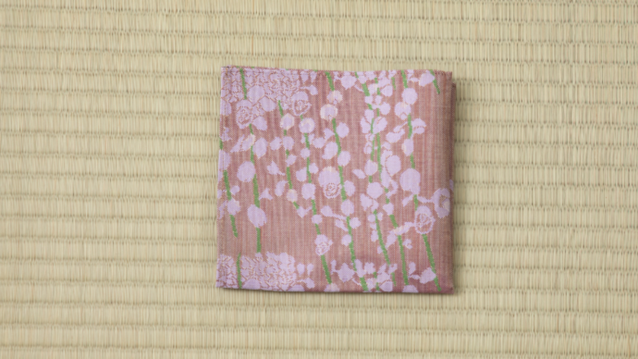Option E) 1 Japanese Nishijin-ori Weaved Pocket Square,, large image number 0