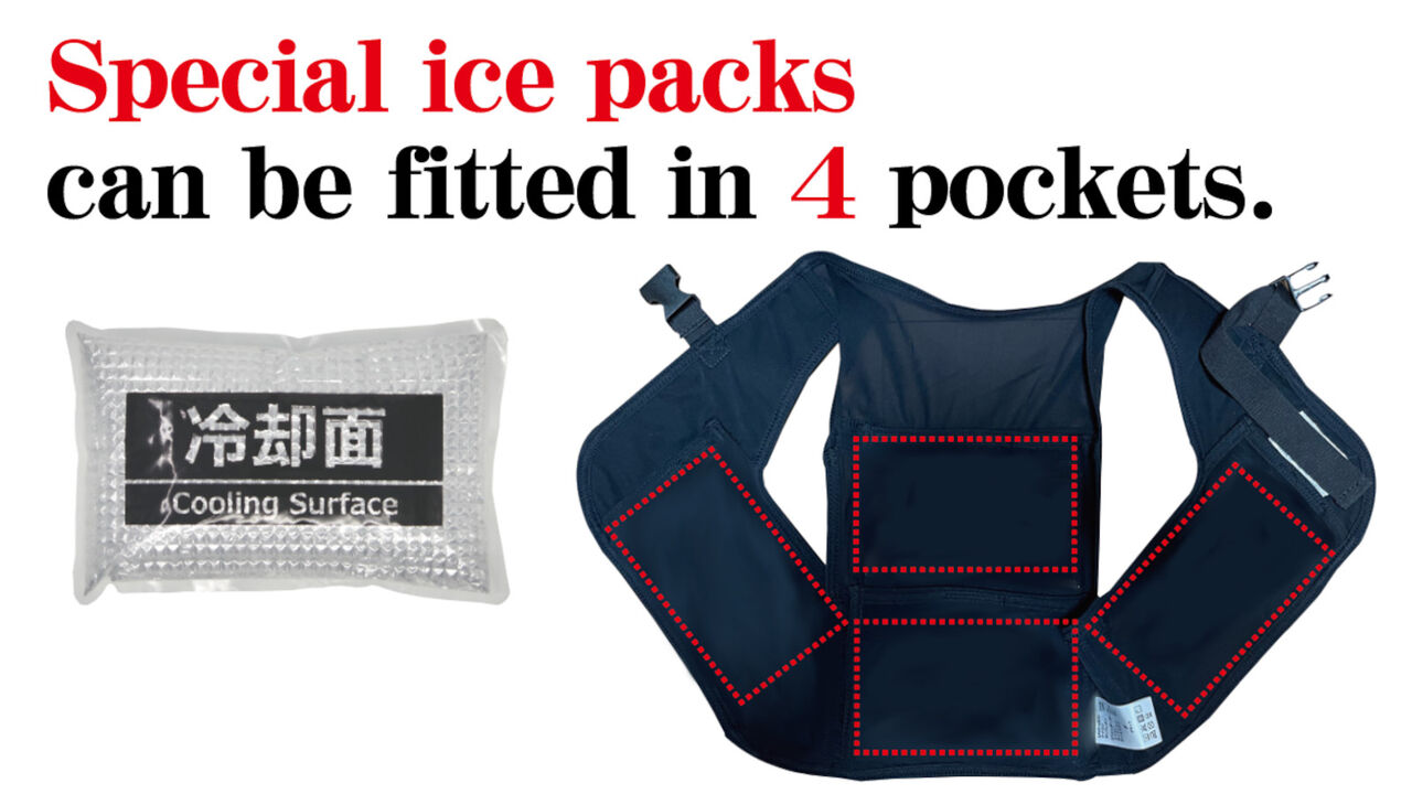 Cooling Ice Pack Vest,, large image number 1