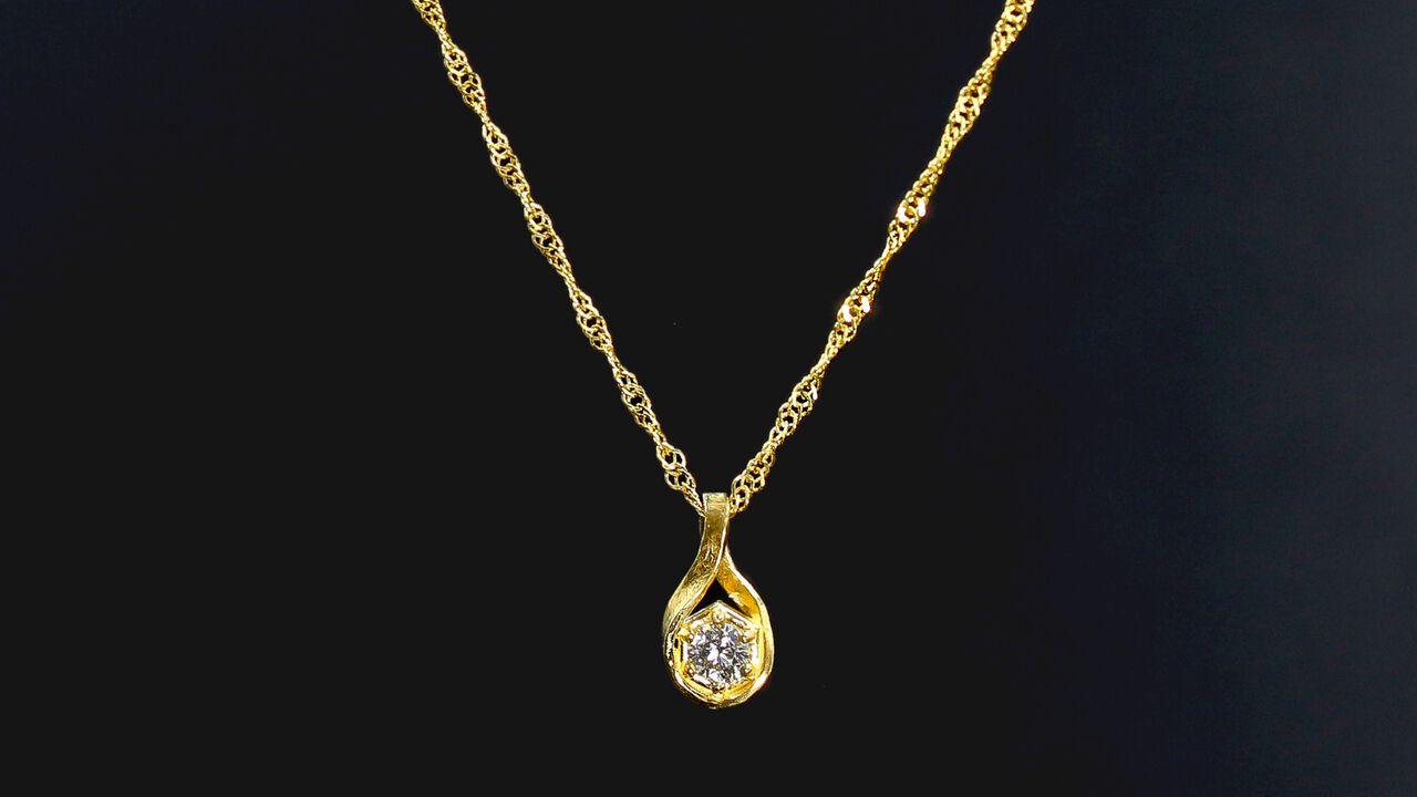 Jumeler Gold Necklace with Diamond Pendant,, large image number 5