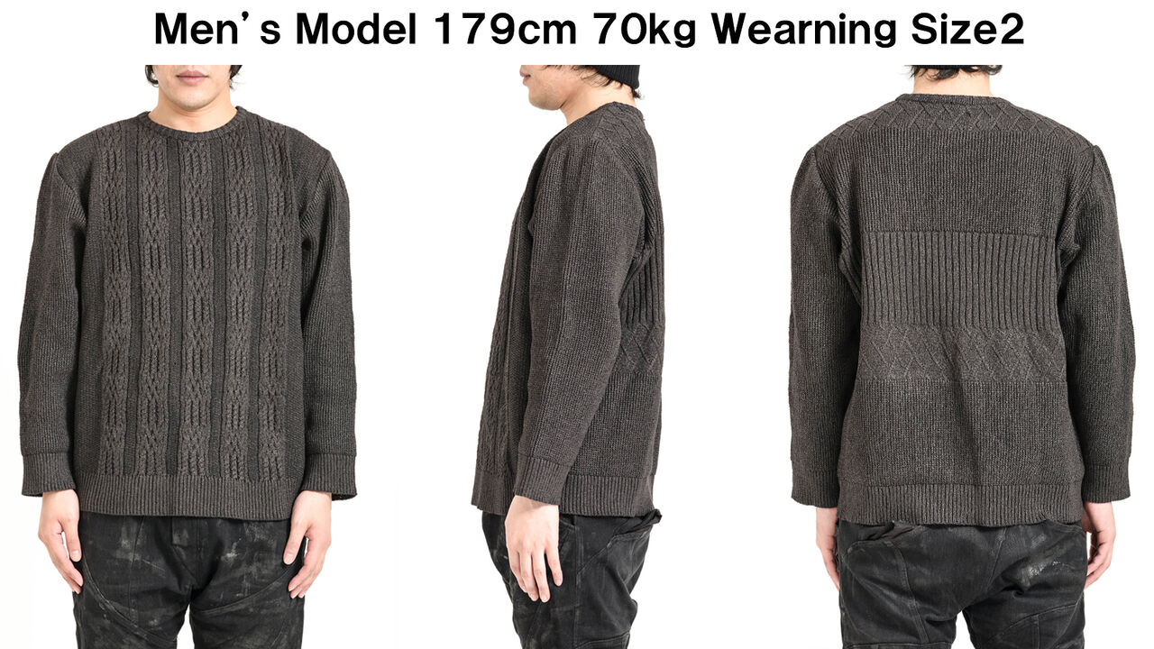 Lightweight, Breathable, Stretchable and Odor-reducing Fisherman's Sweater made from Japanese Paper,, large image number 11