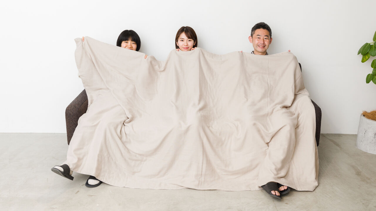 Extra Long Gauze Blanket Made with Japanese Craftsmanship,, large image number 7
