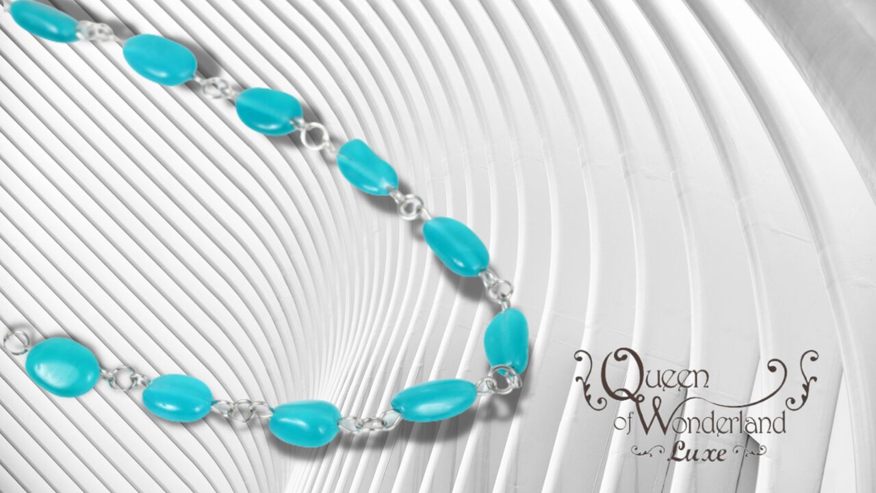 Amazonite Necklace in Surgical Stainless Steel,, large image number 3