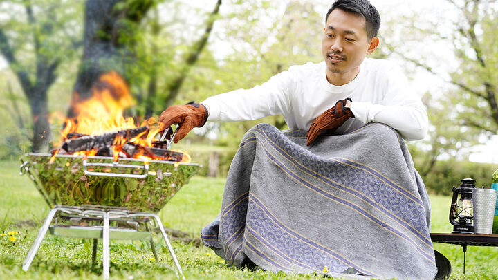 Flame-retardant Wide Blanket Made with Craftsmen in Osaka