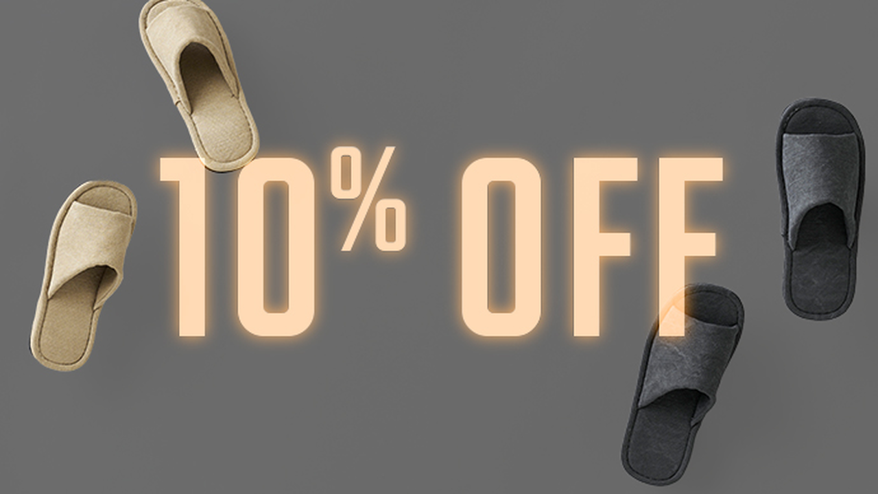 Option A) 2 Pairs of Slippers (Front Opening) - 10% Off Retail Price,, large image number 0