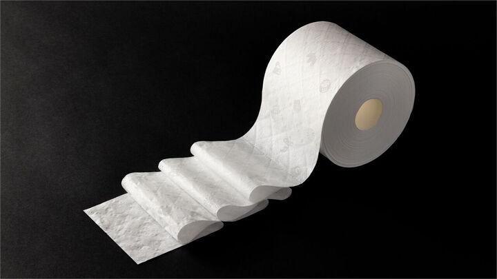 6x Longer Coreless Double-Layered Toilet Paper