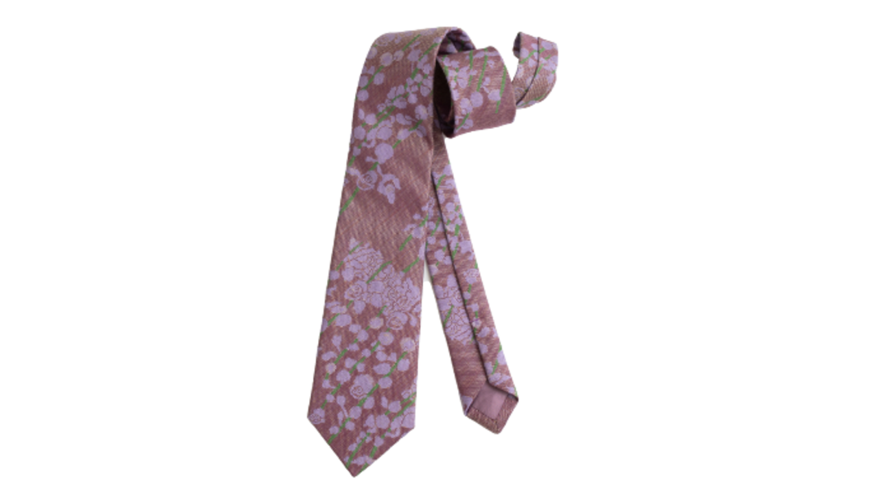 Option F) 1 Japanese Nishijin-ori Weaved Necktie,, large image number 0