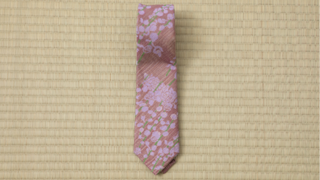 Option G) 1 Handmade Japanese Nishijin-ori Weaved Tie,, large image number 0