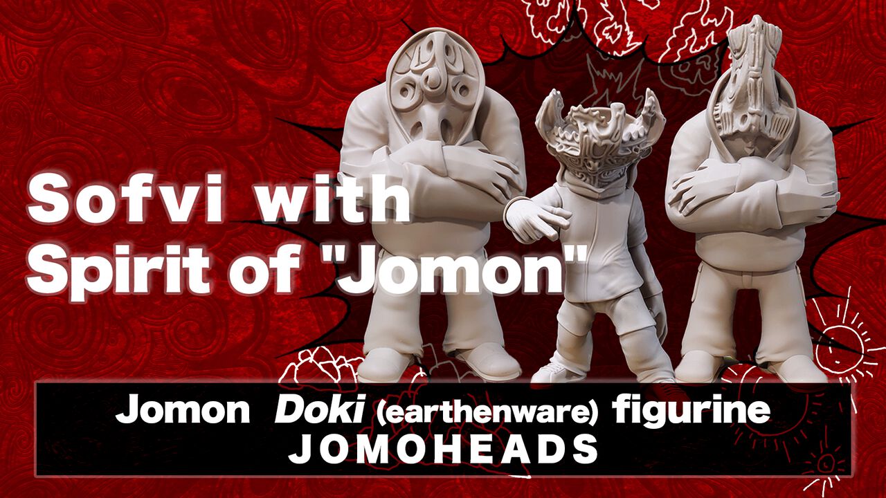 JOMOHEADS - Jomon Pottery Sofubi Reproduced with 3D Tech,, large image number 0